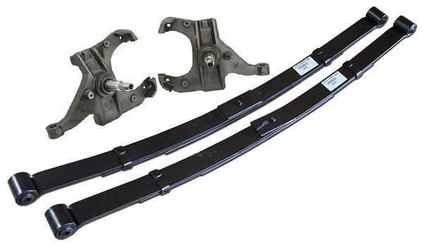 1971-72 Chevy C10 Deluxe Lowering Kit - 2" Front - 4" Rear - Spindle - Leaf Spring product photo 1971-72 Chevy C10 Deluxe Lowering Kit - 2" Front - 4" Rear - Spindle - Leaf Spring