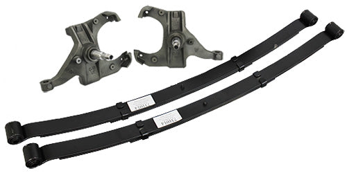 1973-87 Chevy/GMC C10 Lowering Kit - 2.5" Front/4" Rear, 1.25" Rotor, 52" Leaf Spring product photo 1973-87 Chevy/GMC C10 Lowering Kit - 2.5" Front/4" Rear, 1.25" Rotor, 52" Leaf Spring