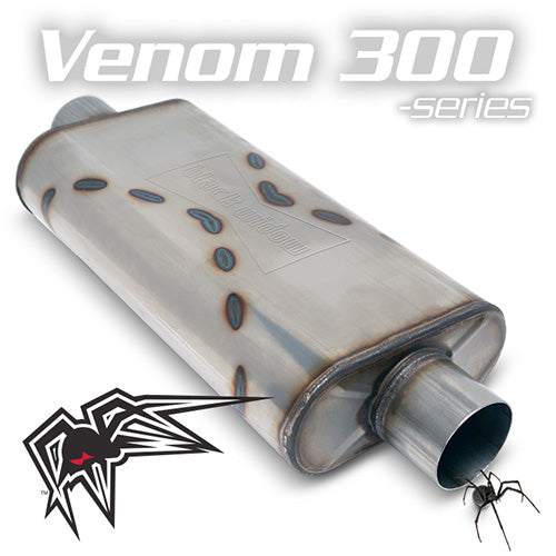 Black Widow Venom 300 Exhaust Muffler product photo Black Widow Venom 300 Exhaust Muffler