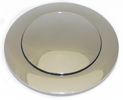 Chrome Plated Horn Button for Billet Steering Wheels product photo Chrome Plated Horn Button for Billet Steering Wheels