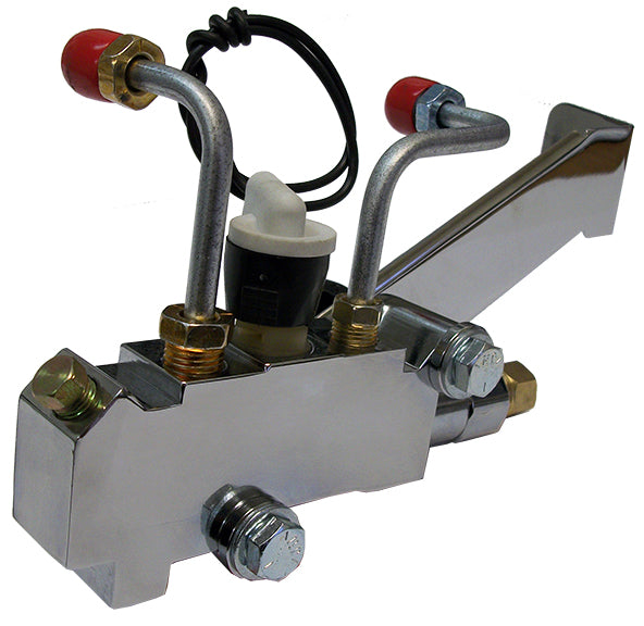 Proportioning Valve Kit, Side Mount for GM Master Cylinder, Chrome product photo Proportioning Valve Kit, Side Mount for GM Master Cylinder, Chrome