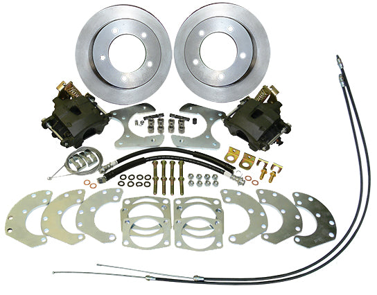 Ford Truck 9" Rear End Disc Brake Conversion Kit - 5 x 5.5 Bolt Pattern product photo Ford Truck 9" Rear End Disc Brake Conversion Kit - 5 x 5.5 Bolt Pattern