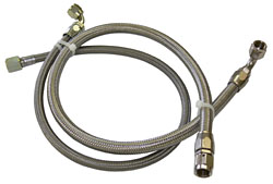 Rack and Pinion Power Steering Hose Kit, Braided Stainless product photo Rack and Pinion Power Steering Hose Kit, Braided Stainless