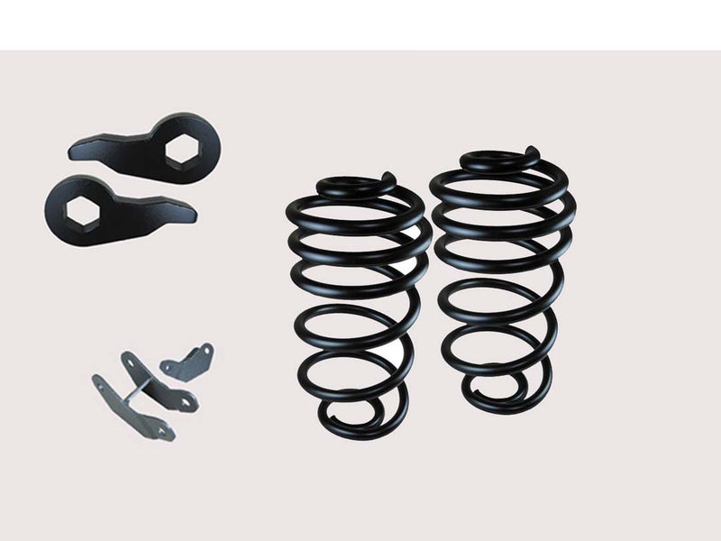 2000-2006 Chevy/GMC Suburban Deluxe Lowering Kit - 3"Front/4" Rear 2000-2006 Chevy/GMC Suburban Deluxe Lowering Kit - 3"Front/4" Rear