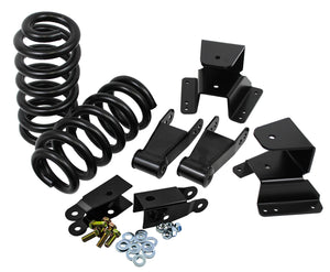 1973-91 Chevy 3500 Lowering Kit - 3" Front - 4" Rear view 1