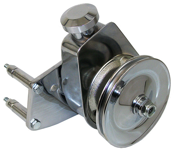 Power Steering Pump Kit - Small Block Ford 289 - 302 - 351W - Chrome