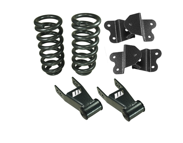 04-06 Chevy/GMC C1500 4dr. Crew Cab Deluxe Lowering Kit - 2" Front/4" Rear