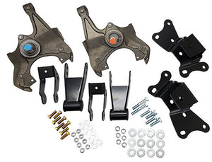 1992-2000 Chevy-GMC C3500 Deluxe Lowering Kit - 2" Front/4" Rear view 2