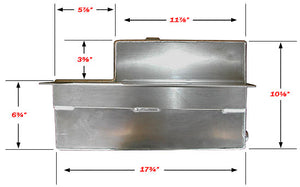 1955-59 Chevy Truck and GMC Truck 19 Gallon Aluminum Fuel Tank view 2