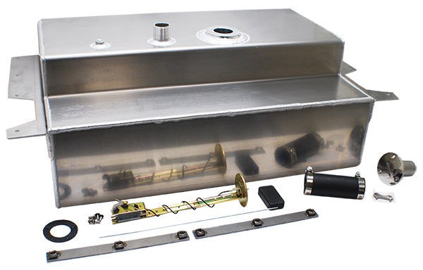 1955-59 Chevy Truck 19 Gallon Aluminum Gas Tank Combo Kit, Bed Fill