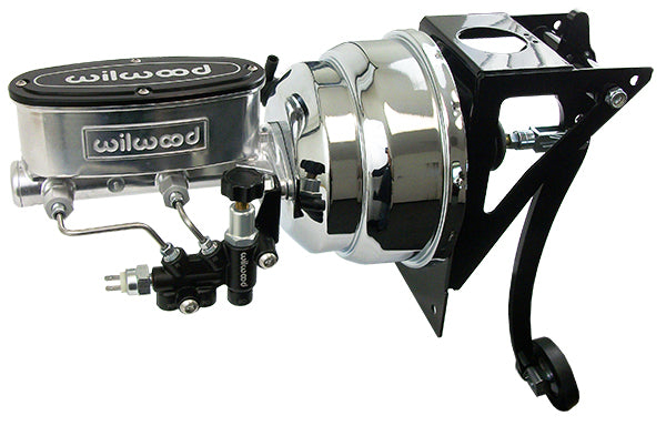 1948-52 Ford F100 Truck Wilwood Power Brake Booster Kit - Chrome - Firewall Mount