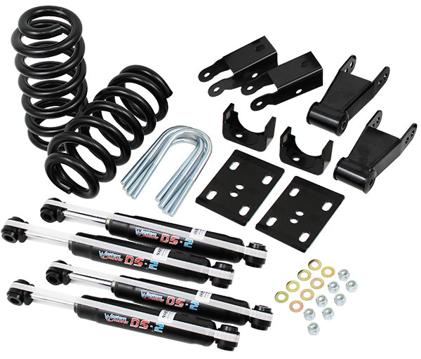 1973-87 Chevy C10 Complete Suspension Lowering Kit - Coil Spring / Flip Kit