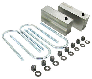 1949-54 Chevy Belair, Fleetline Lowering Block Kit for Late Model Rear End view 1