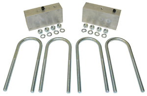 1949-54 Chevy Belair, Fleetline Lowering Block Kit for Late Model Rear End view 2