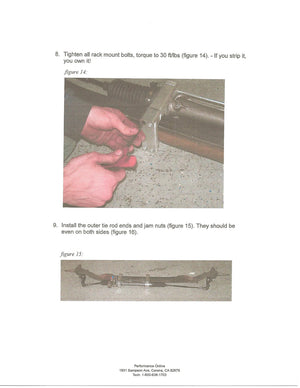 1957-64 Ford F100 Power Steering Rack and Pinion Kit view 6