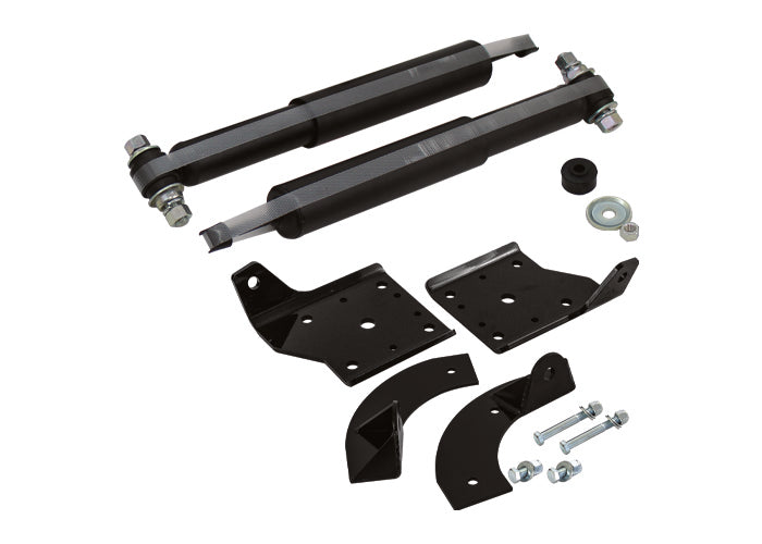 1970-81 Chevy Camaro, Pontiac Firebird  Rear Shock Relocation Bracket Kit w/ Shocks