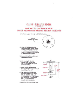 1947-59 Chevy Truck Fuel Installation Kit (OHM 0-30) view 3