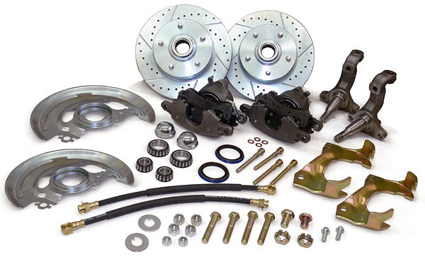 Disc Brake Conversion, 1962-67 Chevy Nova, Stock Spindles