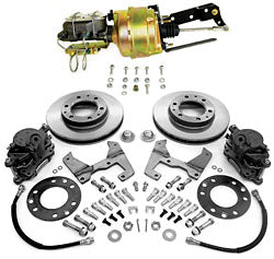 1955-59 Chevy Truck and GMC Truck Front Power Disc Brake Conversion Kit, 6 x 5.5" Bolt Pattern