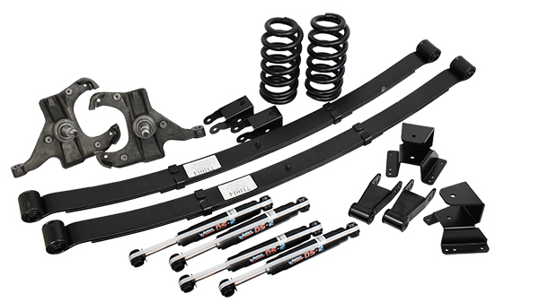 1973-1987 C10 Shock Kit For 2-3" Front & 4-5" Rear Lowering Kits