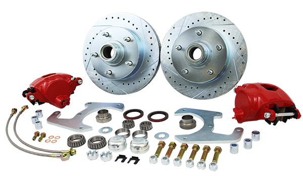 thumbnail image 2 of Pirate Jack Front Disc Brake Conversion Kit For A Body | 11" Drilled/Slotted | 5x4.5 Wheels 2 of 5
