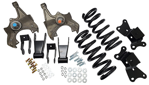 1989-1999 Chevy-GMC C3500 Deluxe Lowering Kit - 3"Front/4" Rear