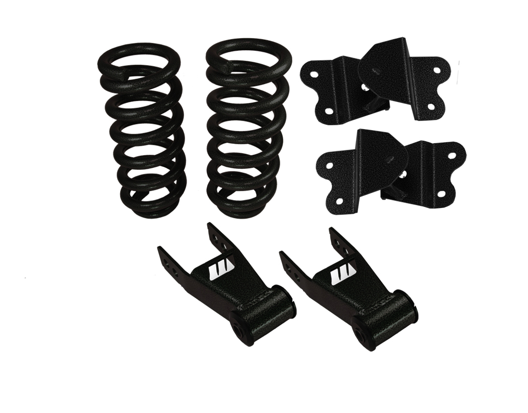 1973-91 Chevy/GMC C3500 Best Buy Lowering Kit - 2" Front/4" Rear.