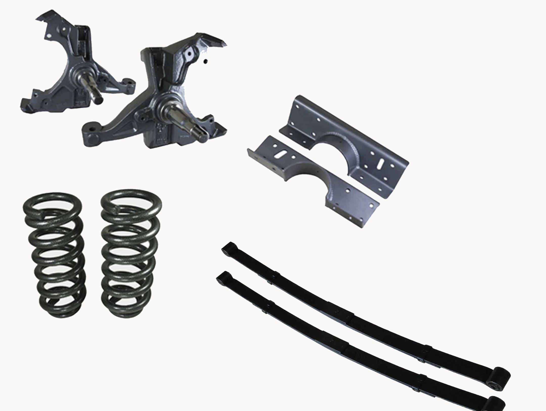 1988-98 Chevy C1500 Extended Cab Truck Deluxe Lowering Kit.