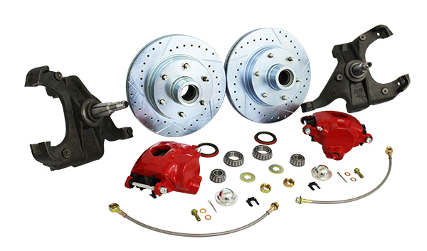 60-62 Chevy C10 Truck, Disc Brake Conversion Kit, 5 Lug, Stock or Drop Spindle
