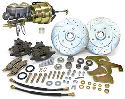 1955-59 Chevy Truck and GMC Truck Front Power Disc Brake Conversion Kit, 5 x 4.75" Bolt Pattern
