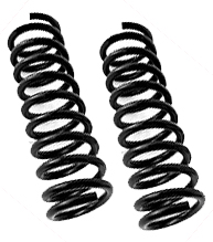 1955-57 Chevy Belair, Nomad Front Coil Spring Set - Stock Height